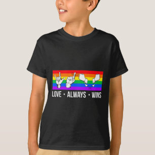 T-shirt Gagne toujours le Gay pride de sensibilisation Sou
