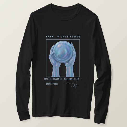 T-shirt Gagner pour acquérir du pouvoir (Design devant)