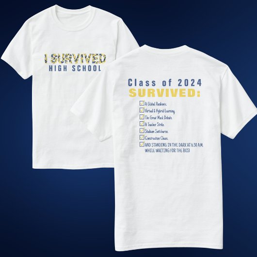 T-shirt Gahanna Lincoln Classe de 2025 I Lumière Survived
