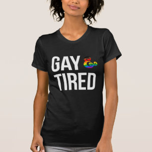T-shirt Gai et fatigué