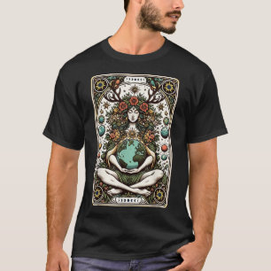 T-shirt Gaia Déesse grecque Pagan Mère Terre Nature Tarot