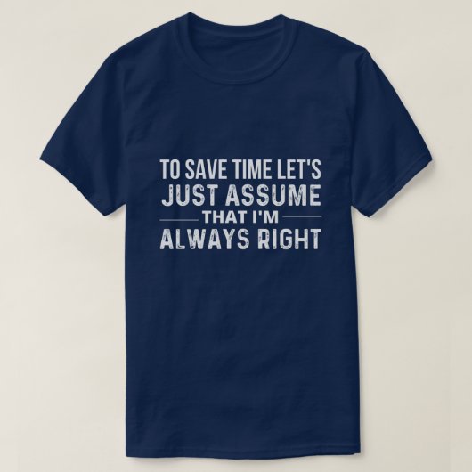 T-shirt gain de temps (Design devant)