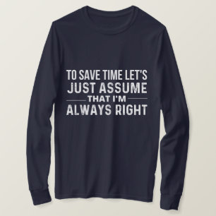 T-shirt gain de temps