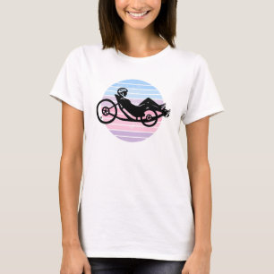 T-shirt Gal Recumbent - Vintage Pastel