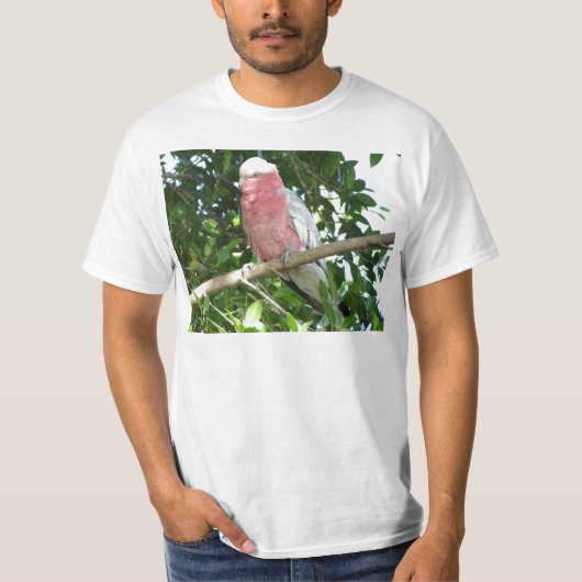 T-shirt Galah (cacatoès rose de Breasted) (Devant)