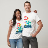T-shirt Galapagos Dive - Plongée colorée (Unisexe)