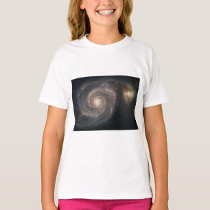 T-shirt Galaxie à bulles (espace) (univers) (Messier 51A)