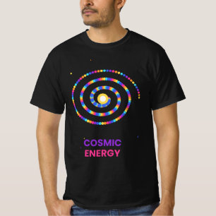 T-Shirt Galaxie Arc-en-Ciel Énergie Cosmique