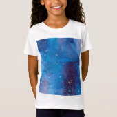 T-Shirt Galaxie bleu-foncé (Devant)