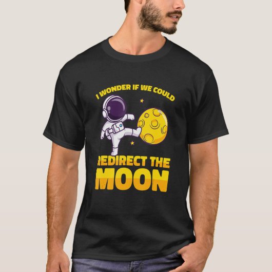 T-shirt Galaxie de la Lune spatiale - Planètes du système (Devant)