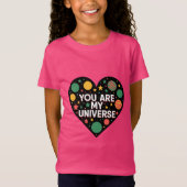 T-Shirt Galaxie de l'amour (Devant)