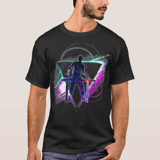 T-shirt Galaxie esthétique (Devant)
