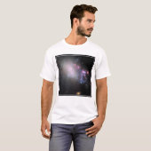 T-shirt Galaxie irrégulière Ngc 4485 (Devant entier)
