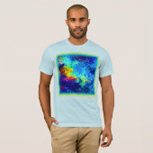 T-shirt Galaxie multicolore. Commandez dès maintenant (Devant entier)