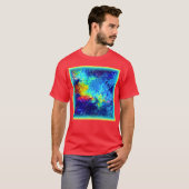 T-shirt Galaxie multicolore. Commandez dès maintenant  (Devant entier)