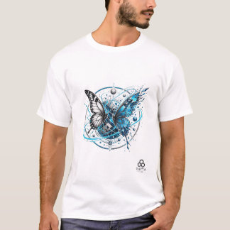T-Shirt galaxie papillon diamant 06