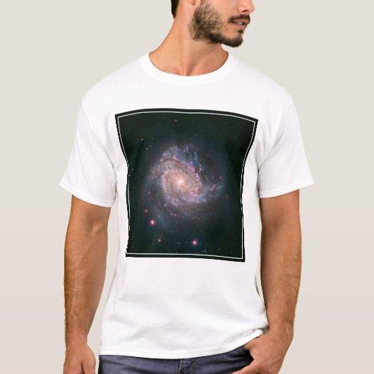 T-shirt Galaxie spirale barrée Messier 83.2 (Devant)