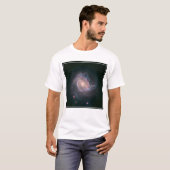 T-shirt Galaxie spirale barrée Messier 83.2 (Devant entier)