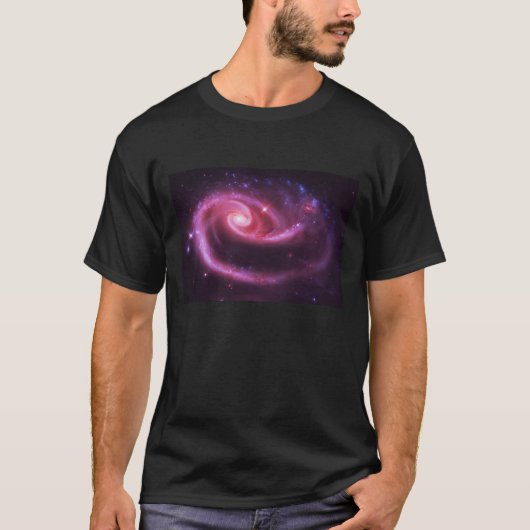 T-shirt Galaxies Rose Pâle (Devant)