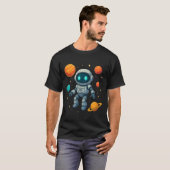 T-shirt Galaxy AI Robot Explorer ! Technologie spatiale fu (Devant entier)