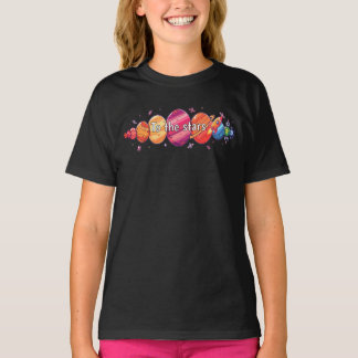 T-shirt Galaxy Explorer Enfants Chemise Amusante Space Ave