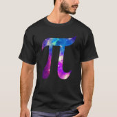 T-shirt Galaxy Pi Symbol Space Math 's (Devant)