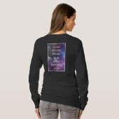 T-shirt Galaxy Stars Bible Verse Long Manche (Dos entier)