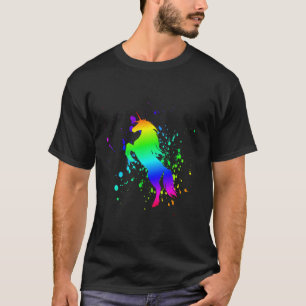 T-shirt Galaxy Unicorn Colorful Unicorn Splash