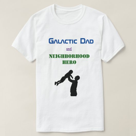 T-shirt Galaxy's Best Papa Funny Fête des pères Space Cade (Design devant)