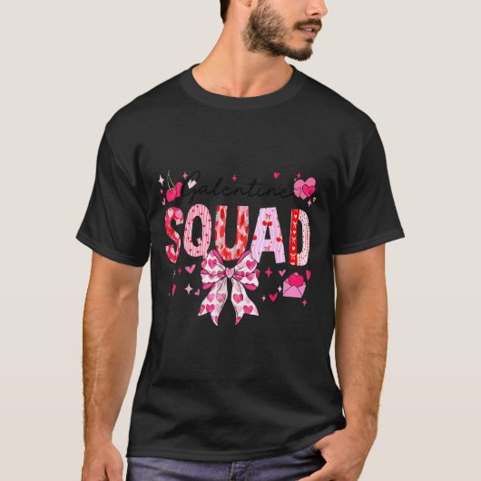 T-shirt Galentines Day Women Galentines Squad Funny Valent (Devant)