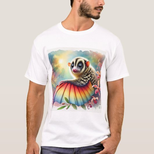 T-shirt Galeopithecus Majesty 290824AREF145 - Watercolor (Devant)