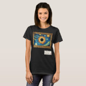 T-shirt Galerie d'art Eclipse solaire encadrée (Devant entier)