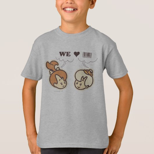 T-shirt Galets et BAMM-BAMM™ We Love (Devant)