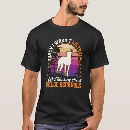 T-shirt Galgo Espanol Spanish Greyhound Galgo Premium (Devant)