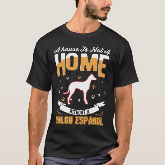 T-shirt Galgo Home Spanish Greyhound Galgo Espanol (Devant)