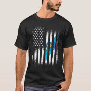 T-shirt Galicien American Patriot Grosse Pays États-Unis D