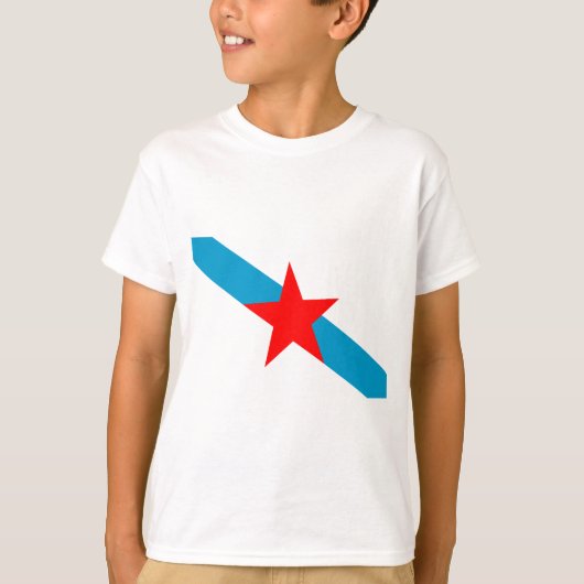 T-shirt galicien-nationalisme-drapeau (Devant)