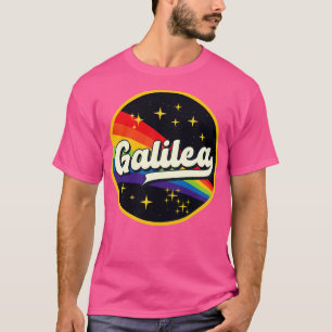 T-shirt Galilea Arc En Arc Dans L'Espace Style Vintage