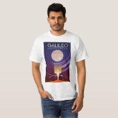 T-shirt Galileo - Exploration du système Jupiter (Devant entier)