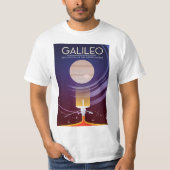 T-shirt Galileo - Exploration du système Jupiter (Devant)