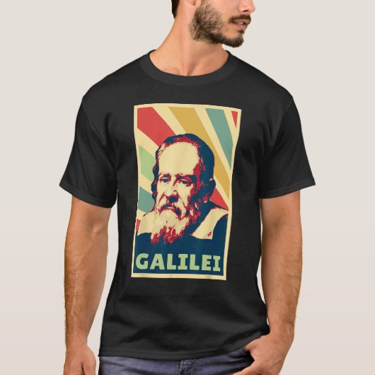 T-shirt Galileo Galilei Vintage Colours (Devant)