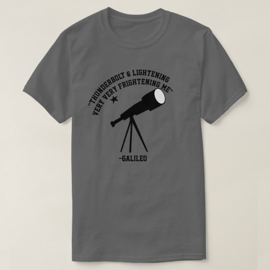 T-shirt Galileo Parodie (Design devant)