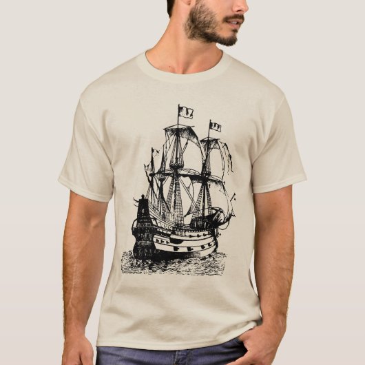 T-shirt Galion du 15ème siècle (Devant)