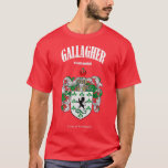 T-shirt Gallagher Family Coat of Arms Translation and Mean<br><div class="desc">Gallagher Family Coat of Arms Translation and Meaning .check out our family t shirt selection for the very best in unique or custom,  handmade pieces from our shops.</div>