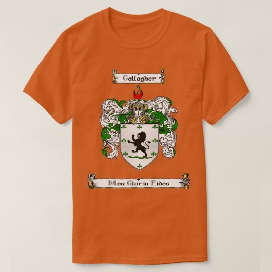 T-shirt Gallagher Family Crest et Moto  (Design devant)