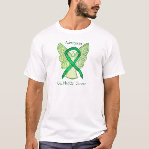 T-shirt Gallbladder Cancer Sensibilisation Ruban Angel Che