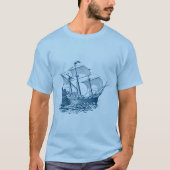 T-shirt Galleon - Ocean Green (Devant)