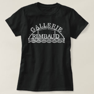 T-shirt Gallerie noir orphelin Rimbaud