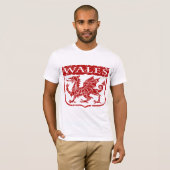 T-shirt Galles vintages (Devant entier)