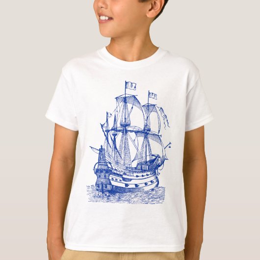T-shirt Gallion - Marine (Devant)